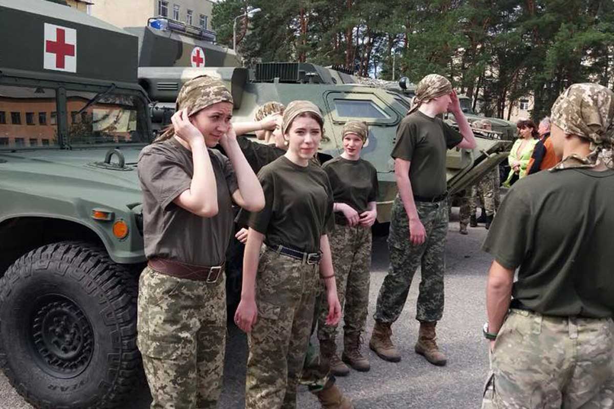 Под Харьковом прошла военная игра (фото)