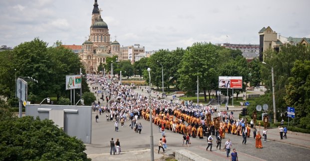 Сегодня в Харькове - крестный ход