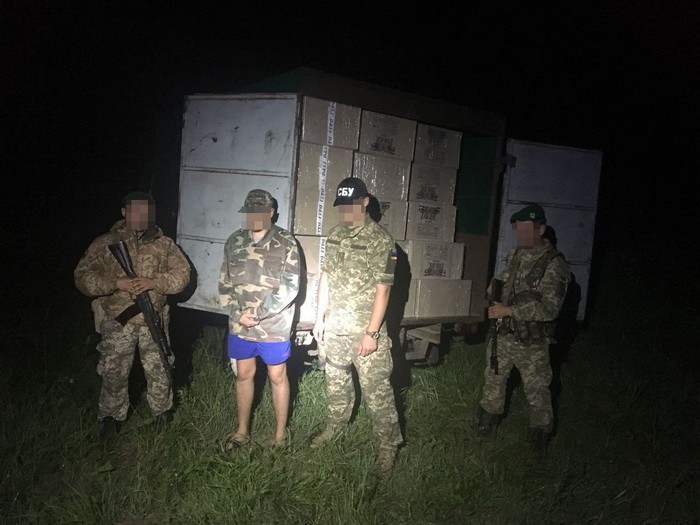 На границе поймали контрабандиста из России