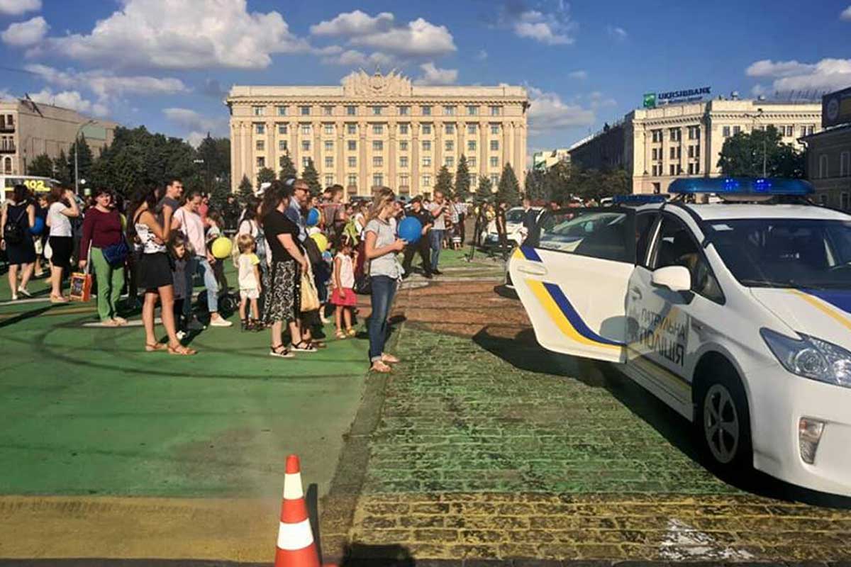 На площади Свободы прошла акция силовиков (фото, видео)