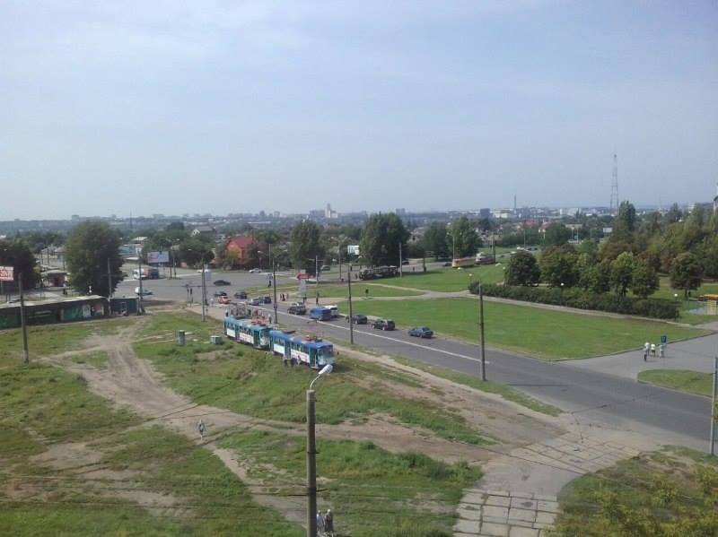 На Салтовке остановились трамваи (фото, обновлено)