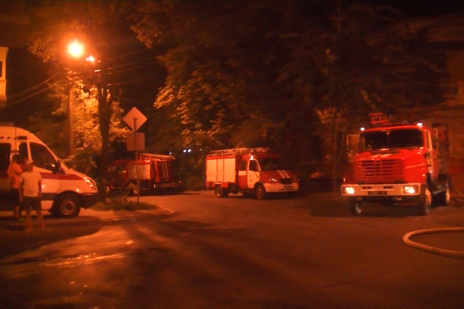 Ночной пожар в центре Харькова: подробности