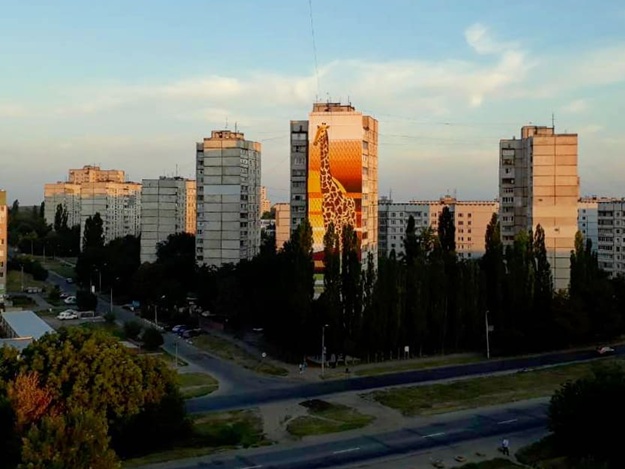 В Харькове появился жираф (фото)