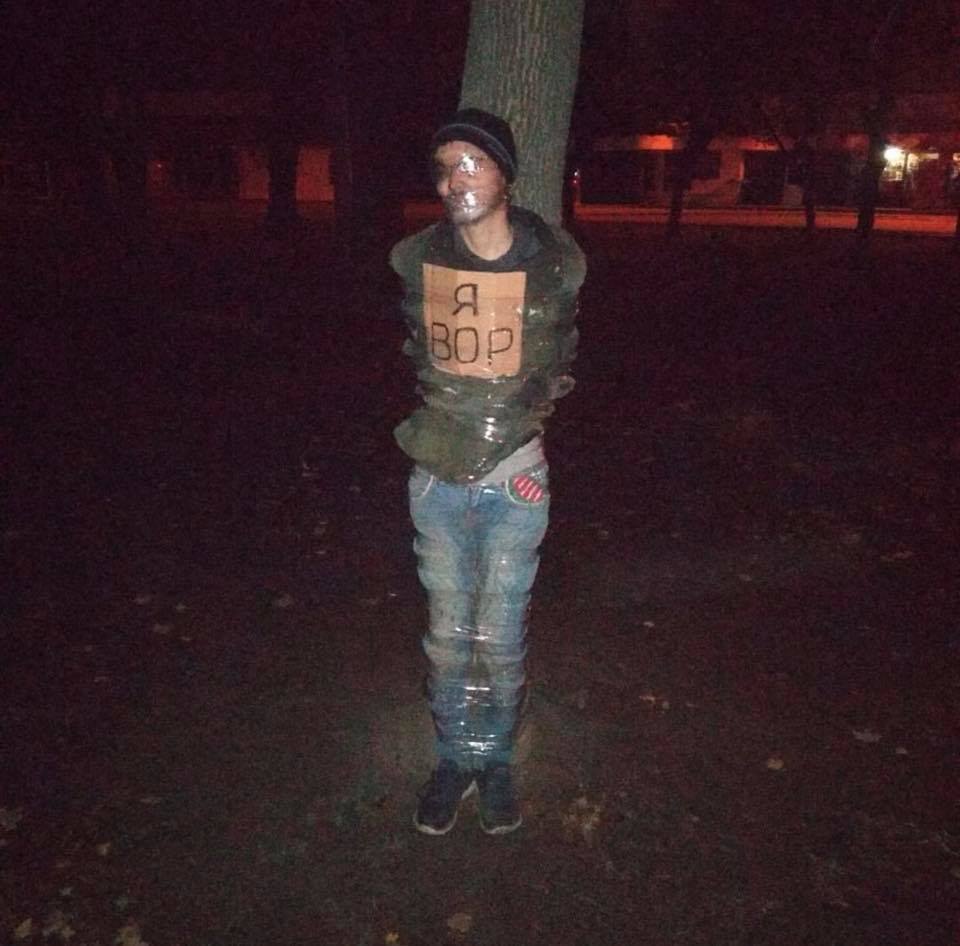 Самосуд в Харькове: в Сети появилось видео с места событий