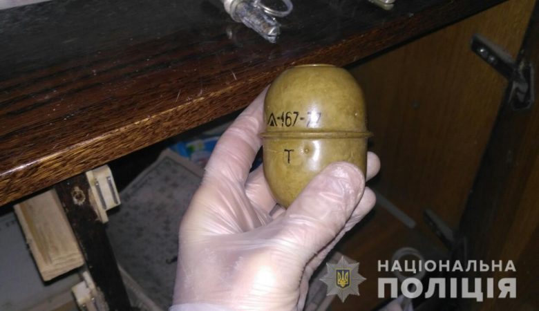 Под Харьковом найдена боевая граната