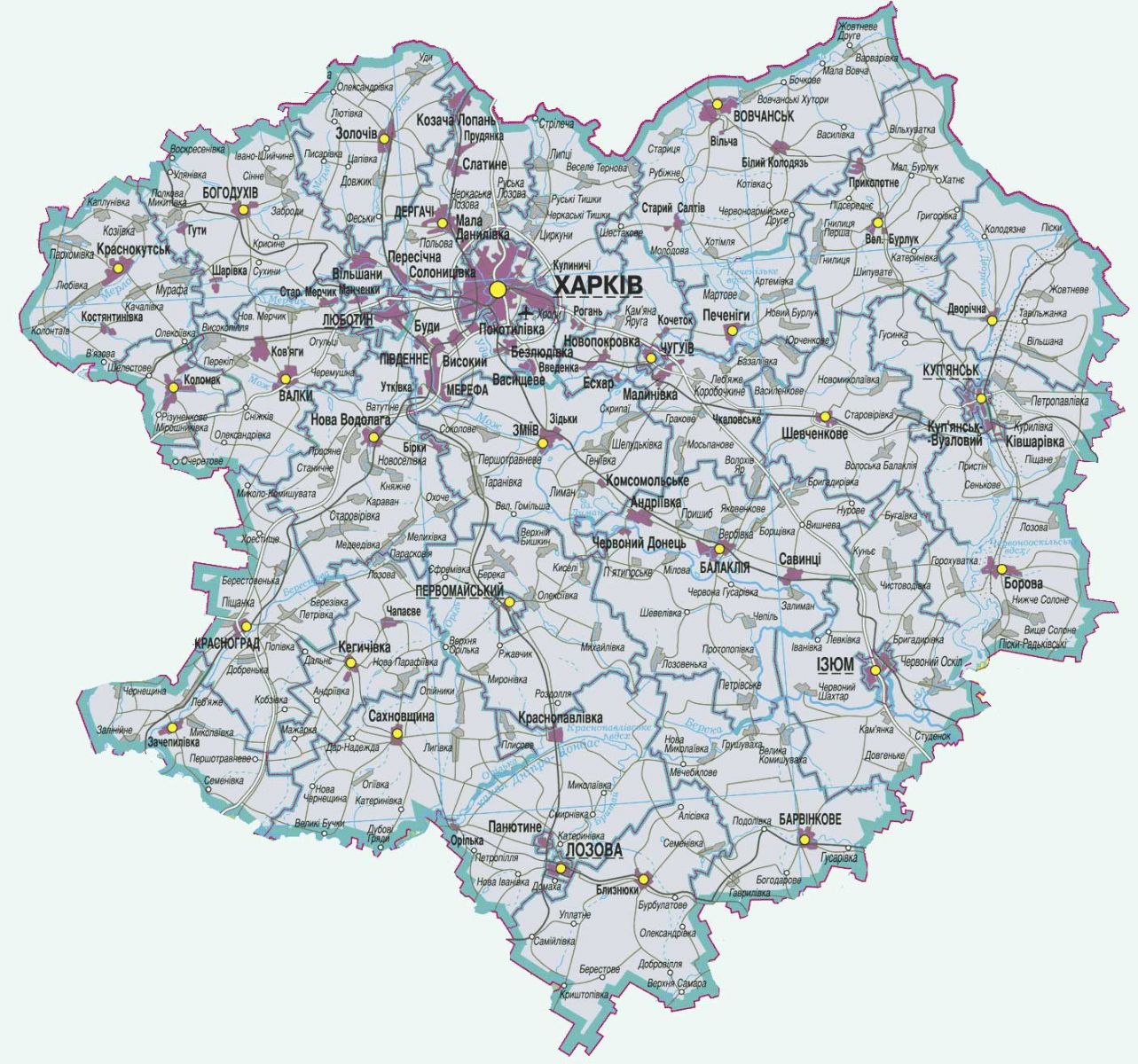 В марте представят карту нового устойства Харьковской области
