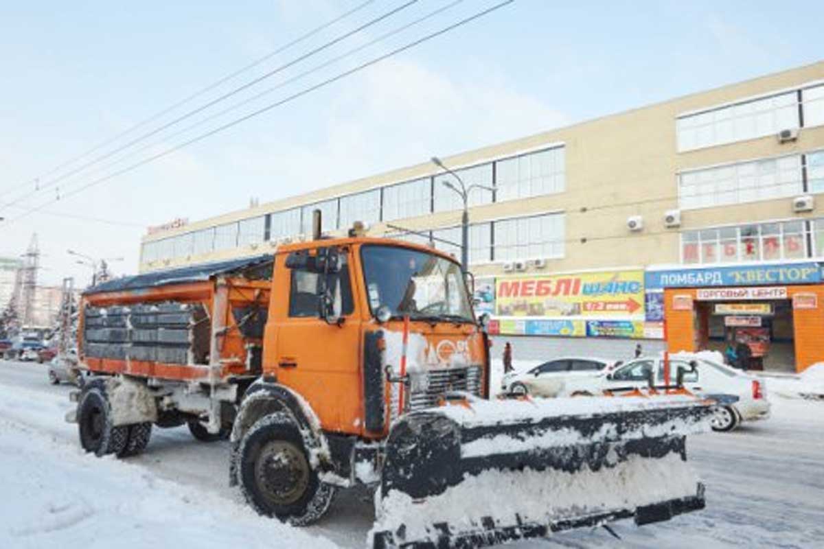 Харьковские магистрали очистят от снега