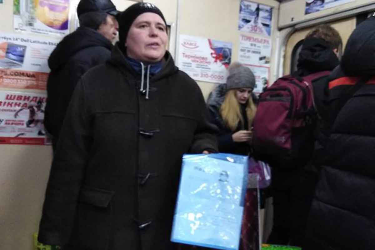 В харьковском метро снова заметили "звезду" подземелья