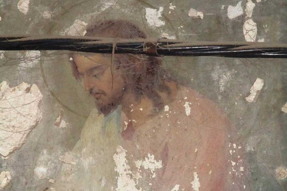 В Харькове обнаружили старинные фрески (фото)
