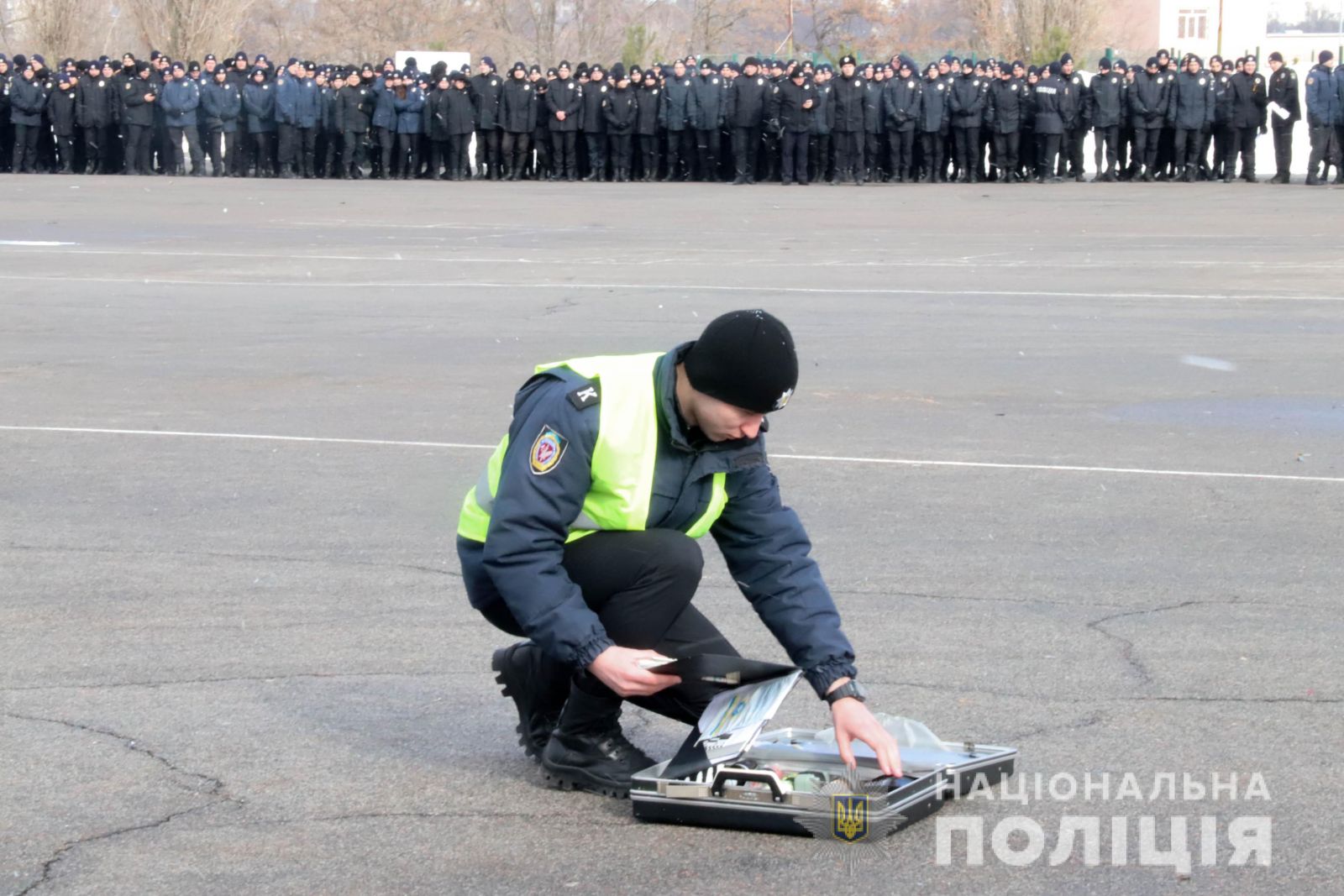 Над харьковским вузом взлетел квадрокоптер