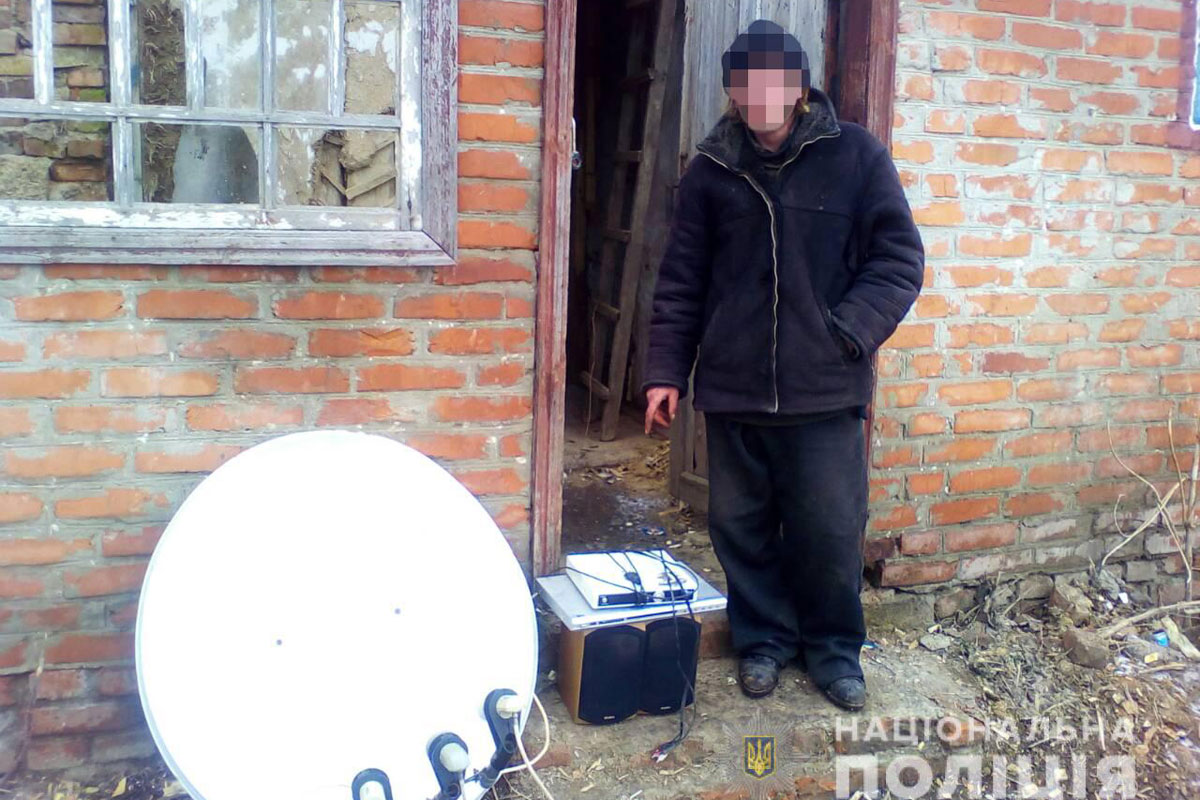 Под Харьковом поймали "дачного вора" (фото)