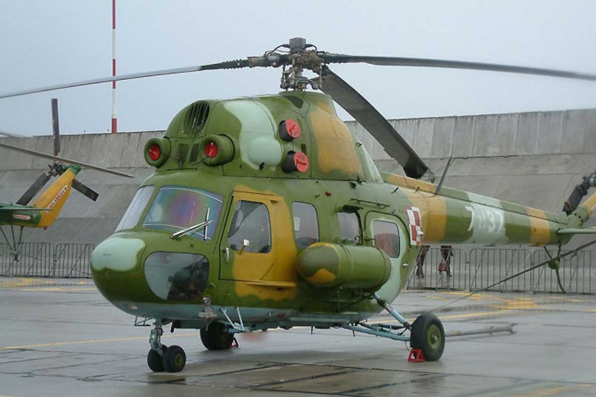 Под Харьковом упал военный вертолет