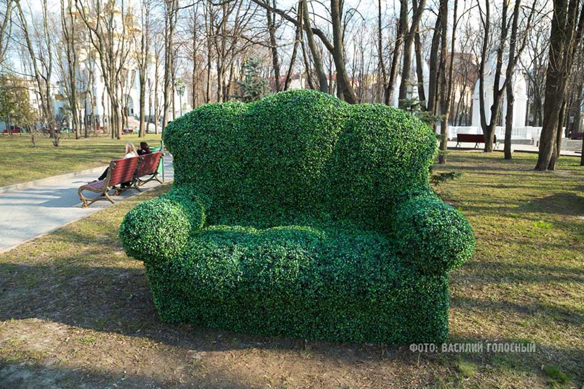 В центре - новый арт-объект