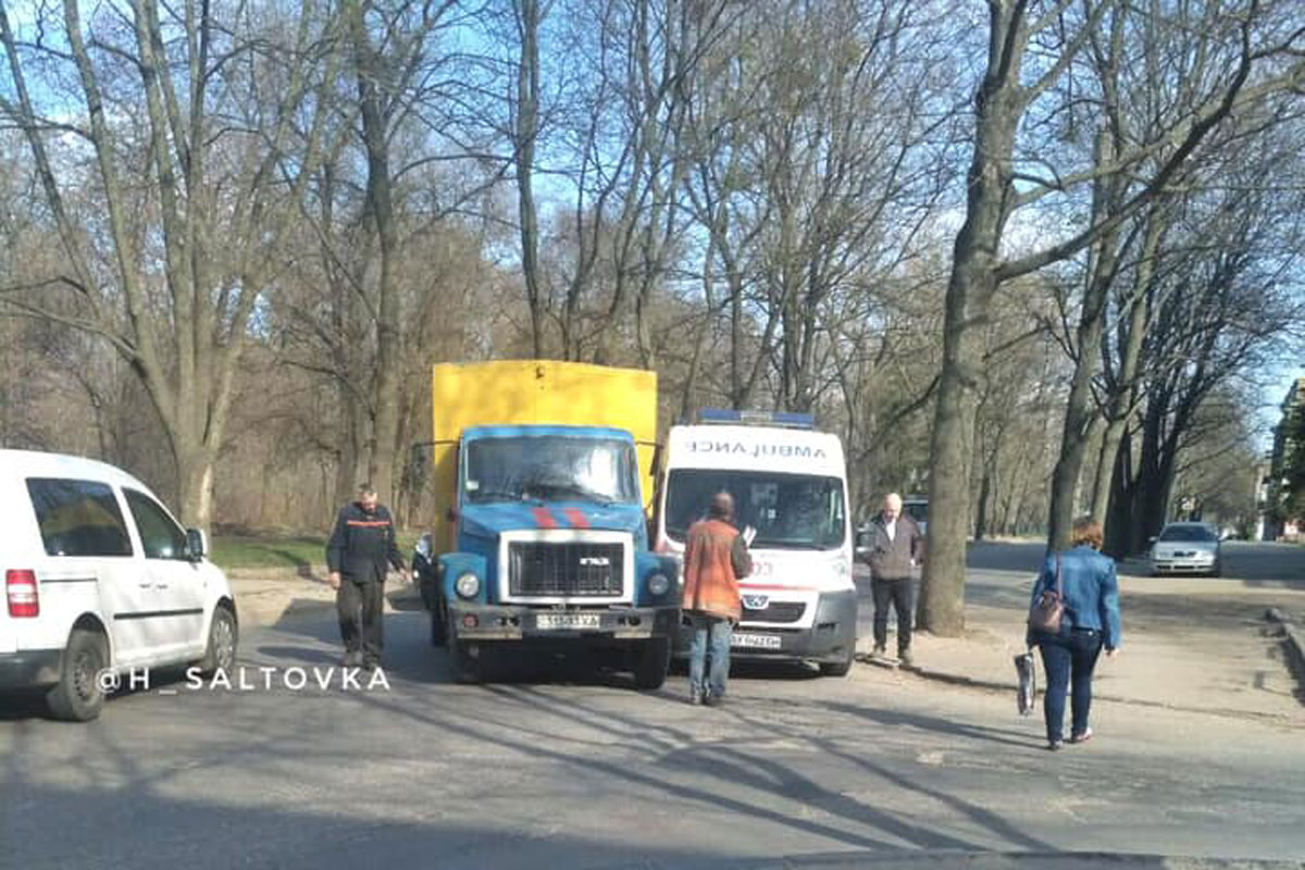 В Харькове скорая попала в аварию