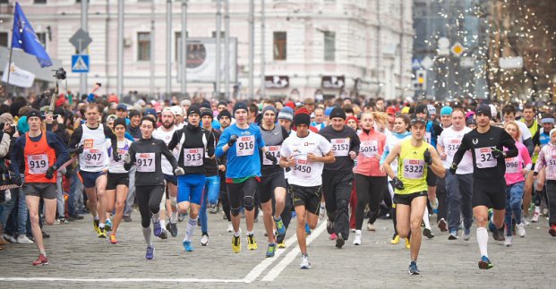В Харьков проходит марафон