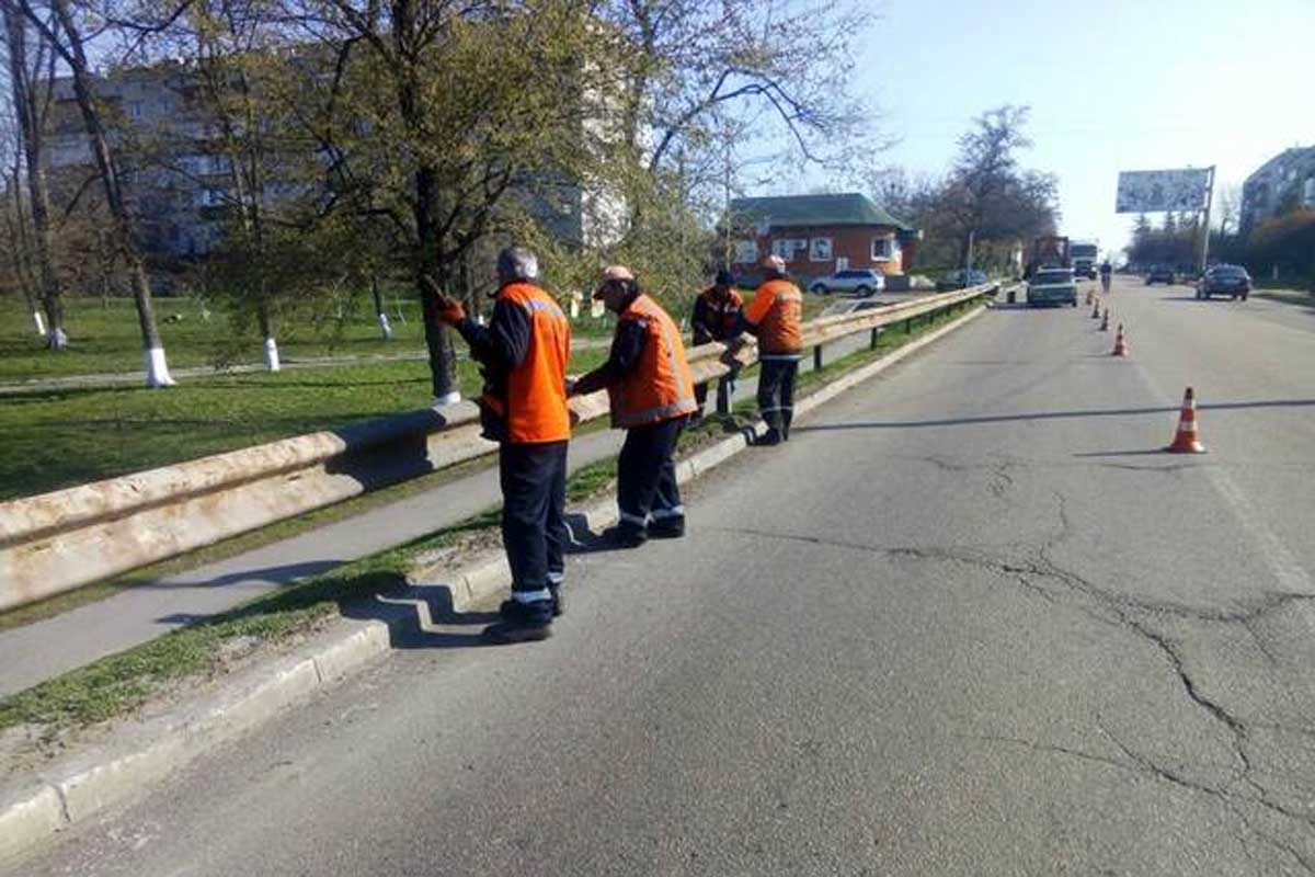 В Харькове ремонтируют окружную