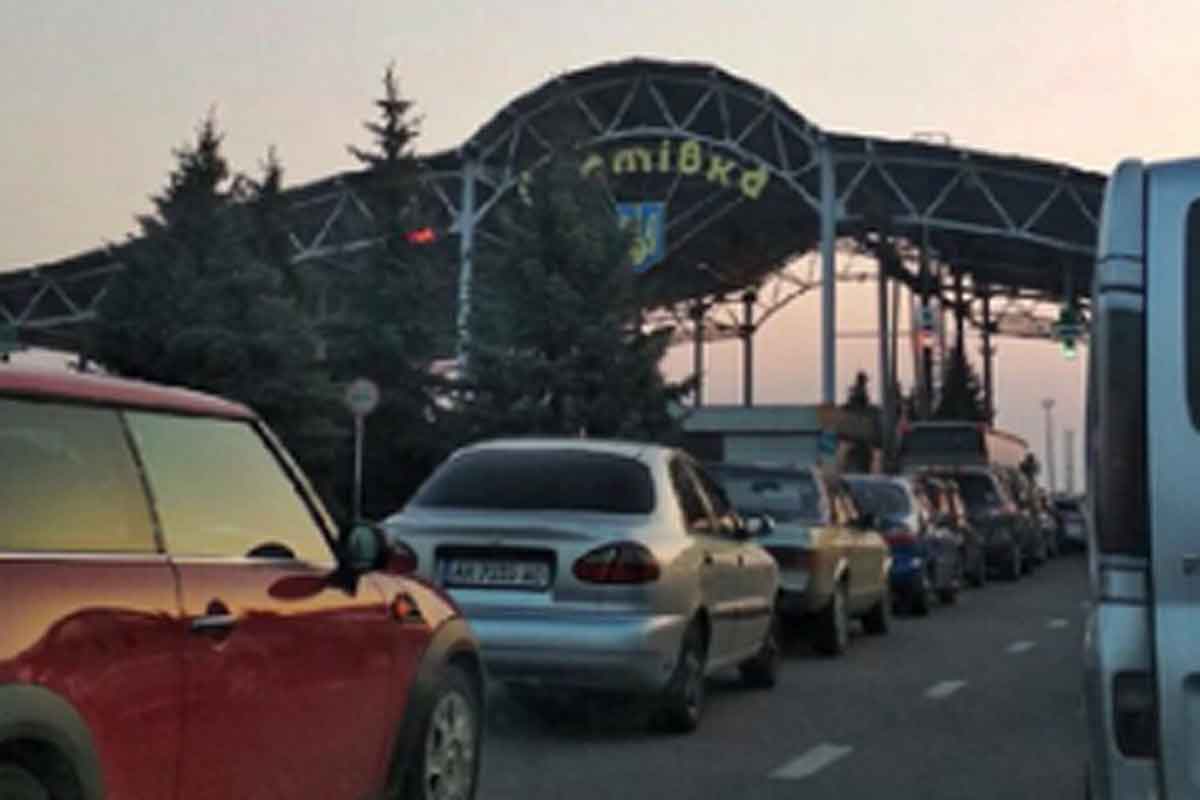 На "Гоптовке" - пробка