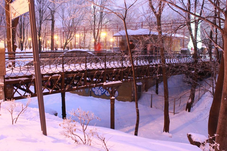 Харьковчане просят сохранить мостик в центре (фото)