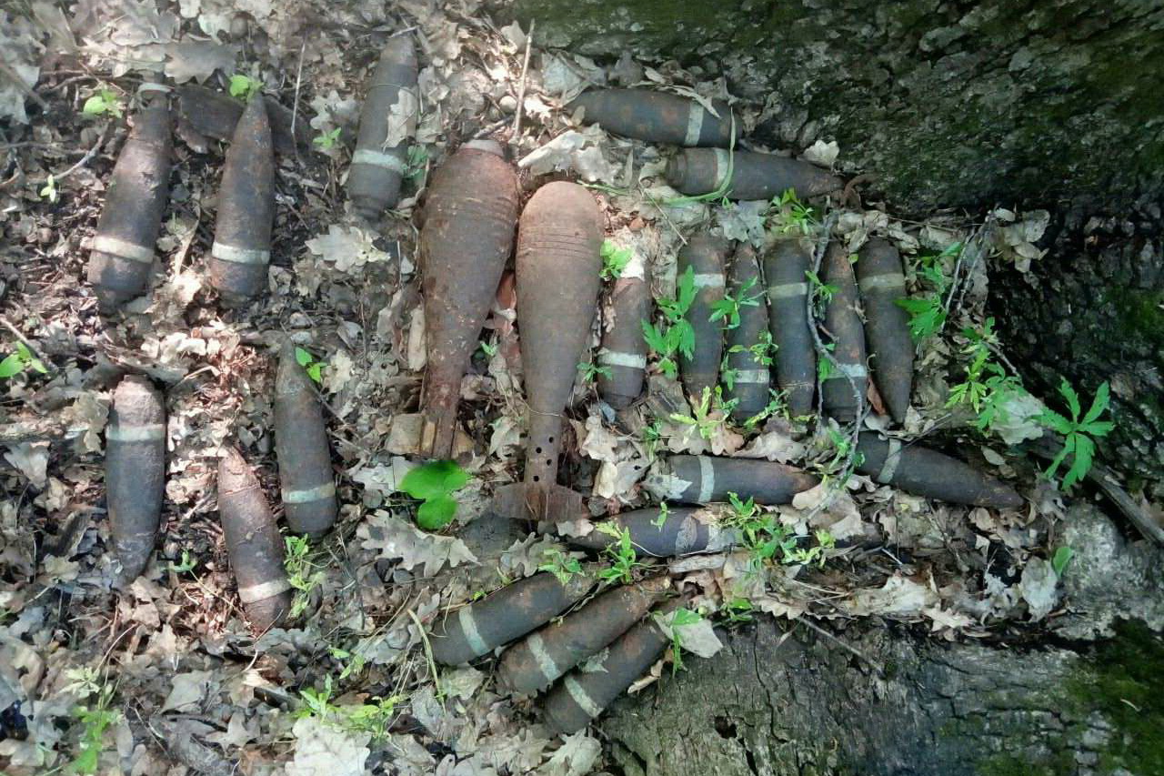 Под Харьковом нашли мины (фото)