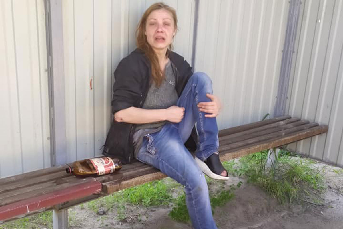 В Харькове женщина бросалась на детей (фото)