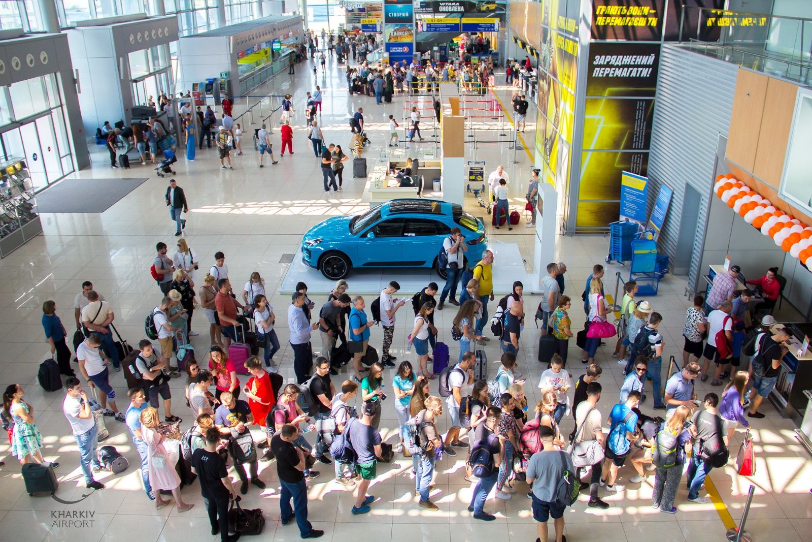 Пассажирский трафик на международных рейсах харьковского аэропорта, управляемого компанией Ярославского, за 5 месяцев вырос на 34%