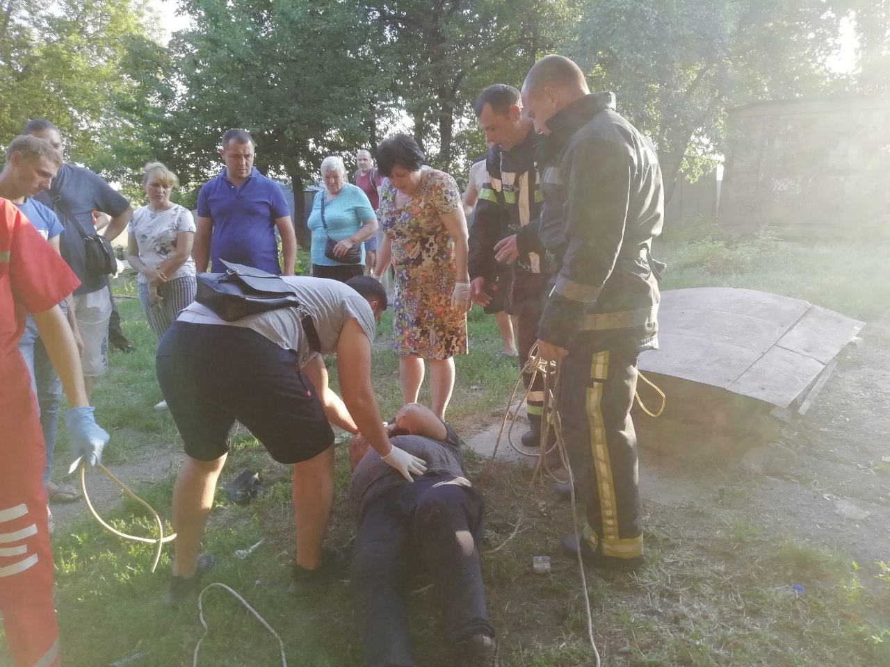 В Харькове под землей застряли люди