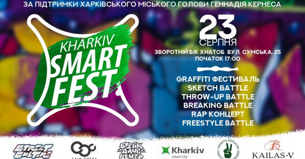 В Харькове пройдет международный фестиваль уличного искусства