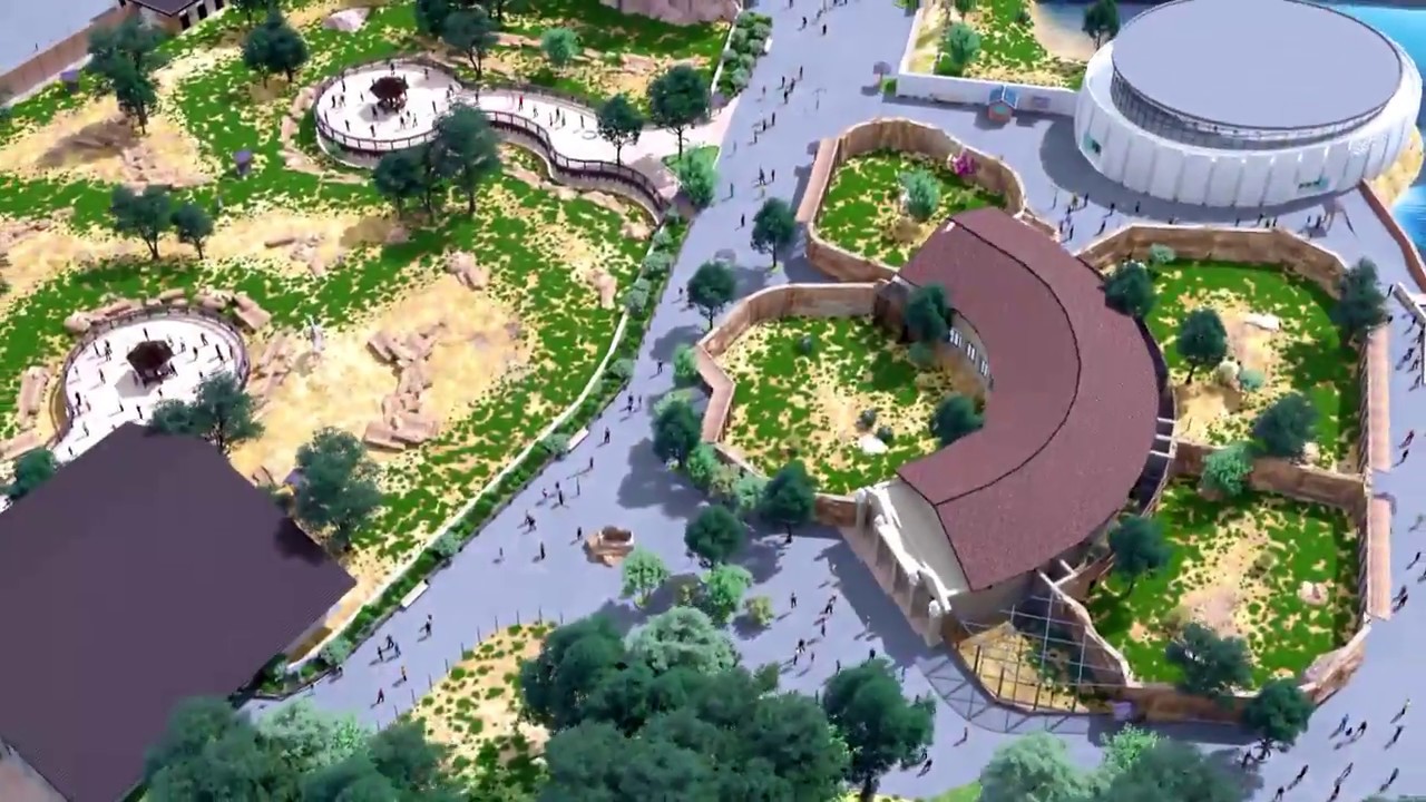 В Сети показали, как будет выглядеть зоопарк после реконструкции (видео)