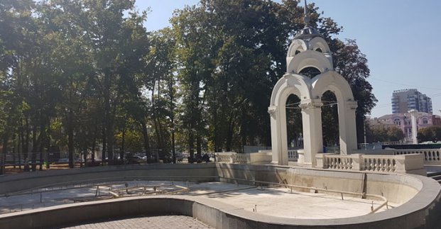 В центре Харькова перестал бить фонтан
