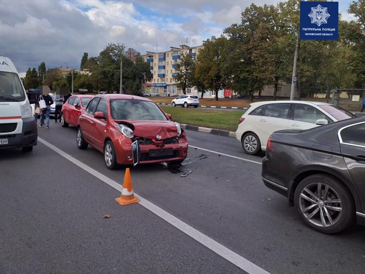 На Гагарина произошло тройное ДТП, есть пострадавший