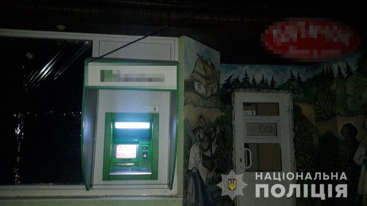 На Холодной горе грабители не справились с банкоматом