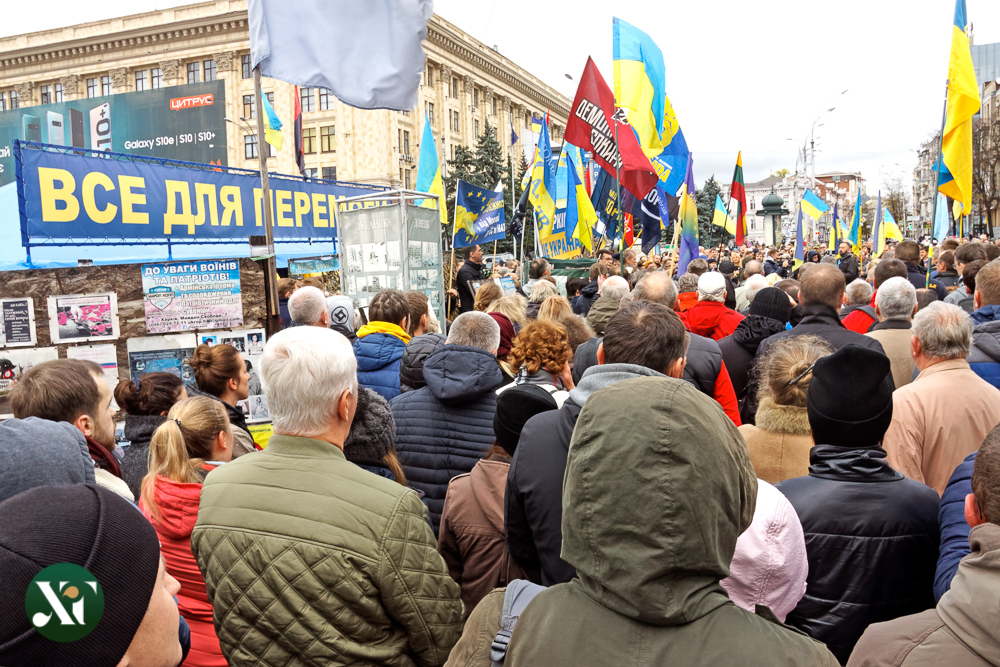 Харьковчане протестовали против "формулы Штайнмайера" (фото)

