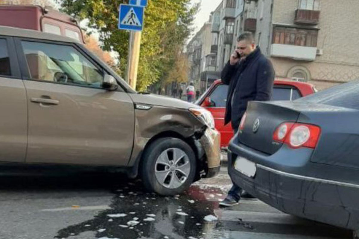 На ХТЗ – авария на "зебре"