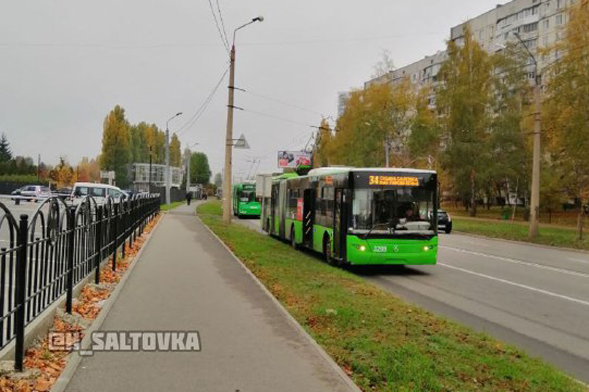 На Салтовке не ходят трамваи и троллейбусы
