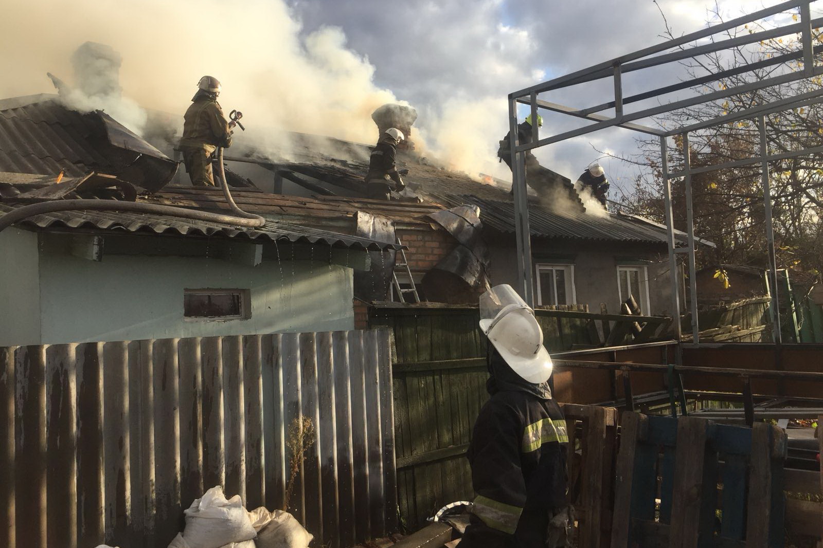 На Верещаковской случился пожар