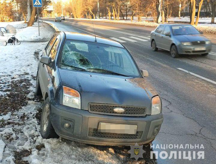 На Салтовке младенец пострадал в аварии