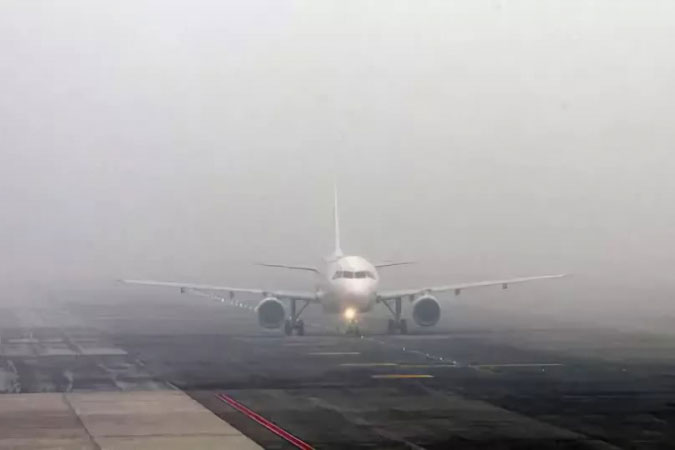 Туман парализовал работу аэропорта