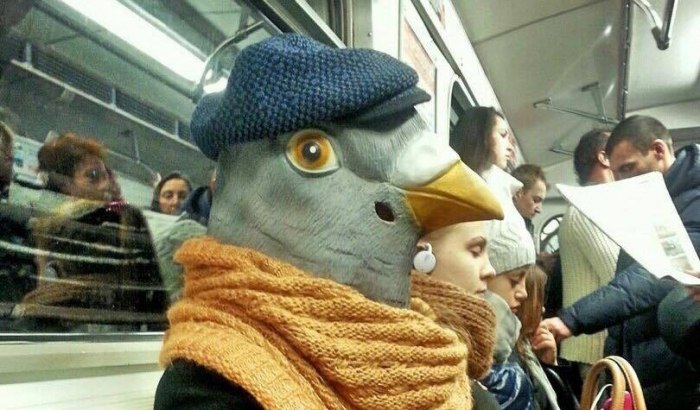 В метро сетью ловили необычного "пассажира"