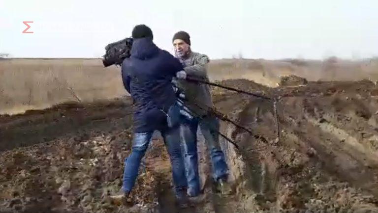 Под Харьковом напали на съемочную группу