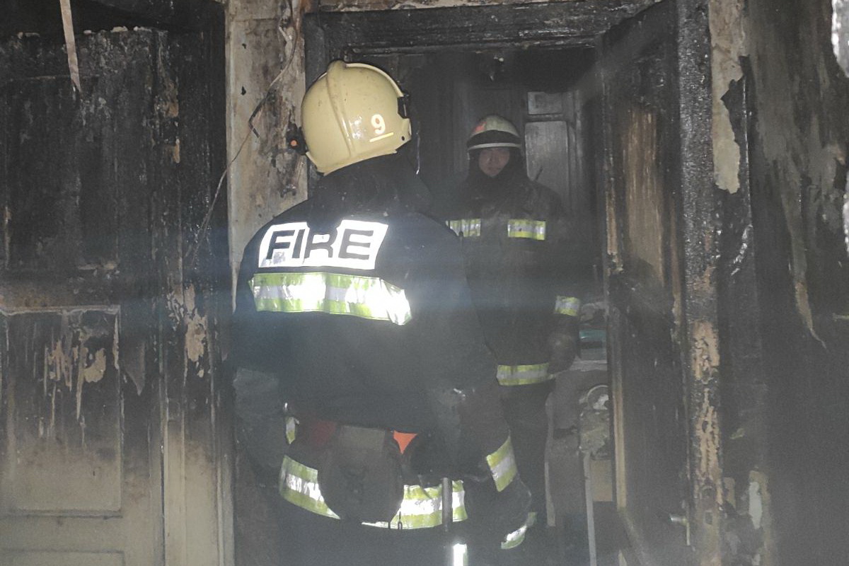 В центре Харькова на пожаре найден труп