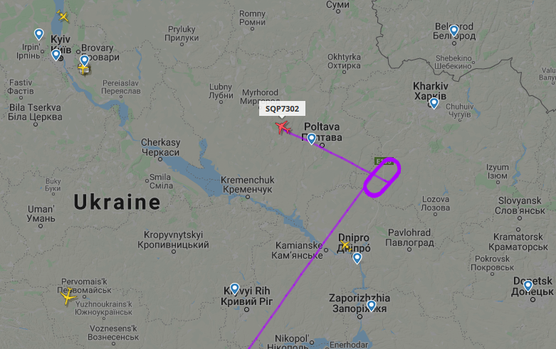 Самолет с эвакуированными из Китая украинцами уходит на Киев
