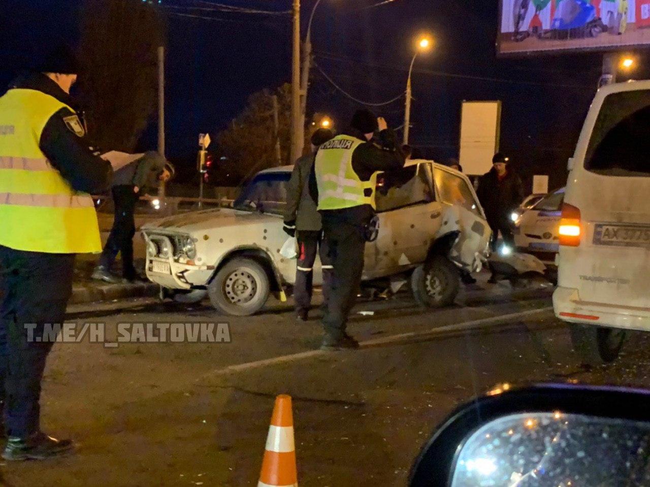 На Новых домах - тройное ДТП (фото)