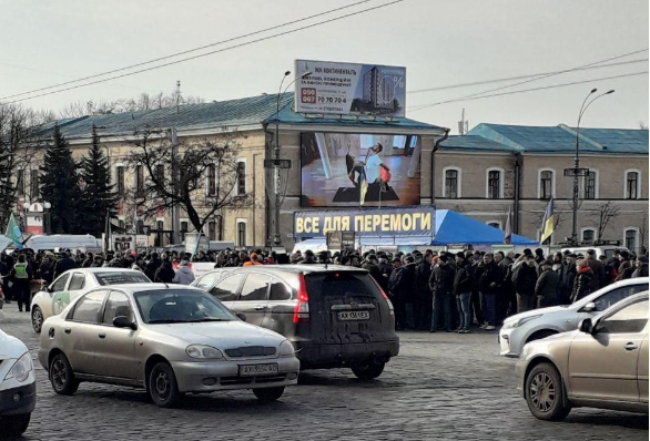 В центре Харькова - несколько пикетов