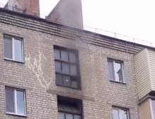 На улице Литературной в Харькове - пожар (видео)