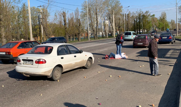На Гагарина сбили женщину (фото)