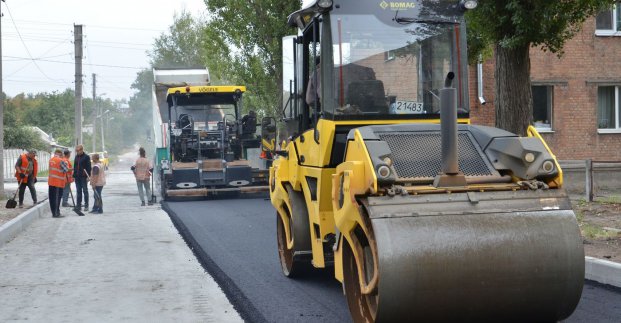 В Харькове уложили 10 гектаров асфальта