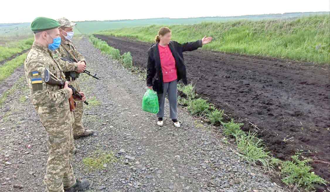 Россиянка заблудилась и оказалась в Харьковской области