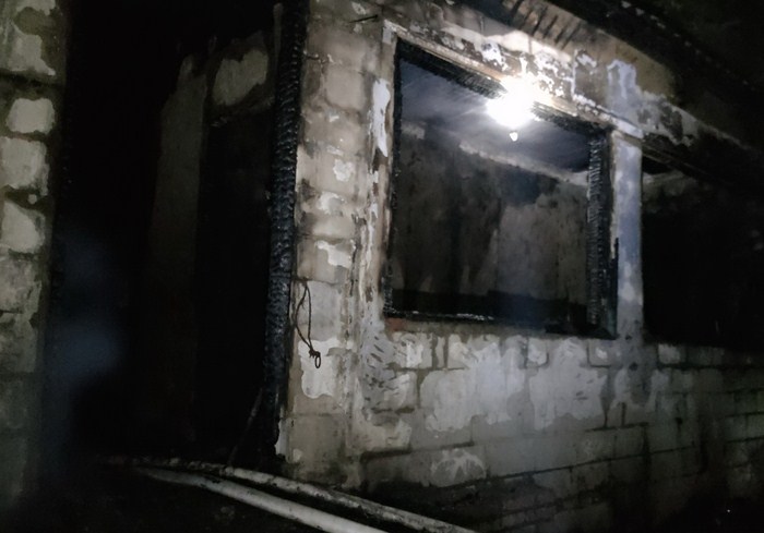 В Чугуевском районе в пожаре погиб мужчина
