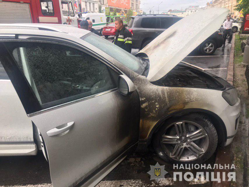 Поджог машины спб