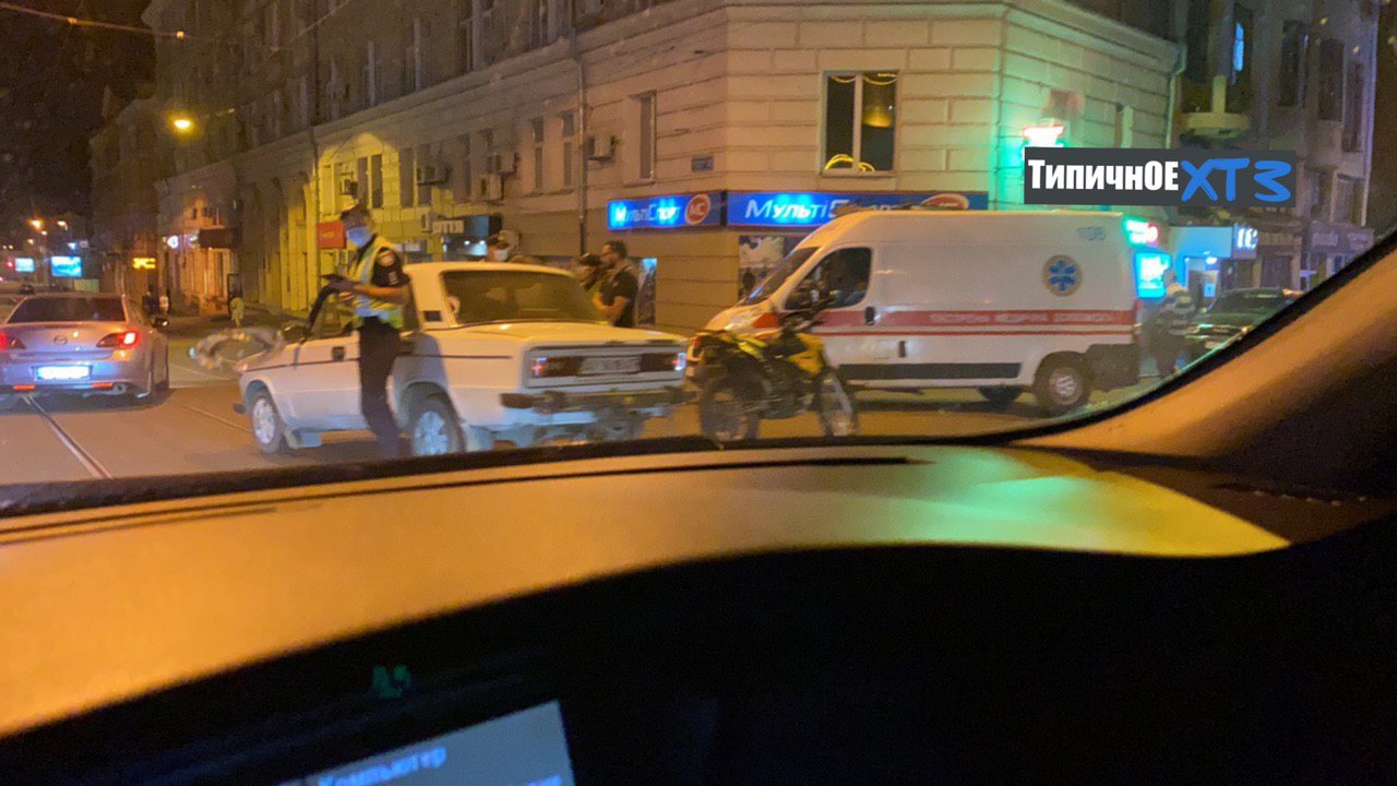 сбит мотоциклист, московский проспект